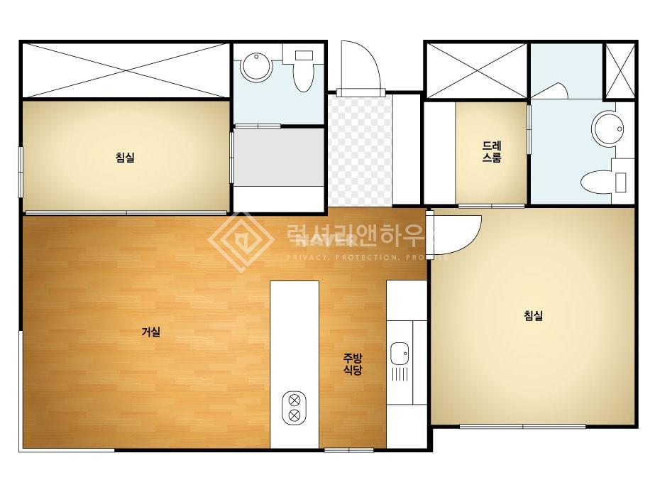 해당 세대 평면도